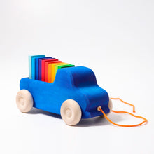 Load image into Gallery viewer, Grimm&#39;s Pull Along Truck Blue