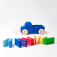 Load image into Gallery viewer, Grimm&#39;s Pull Along Truck Blue