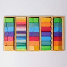 Load image into Gallery viewer, Grimm&#39;s Building Set Shapes &amp; Colours