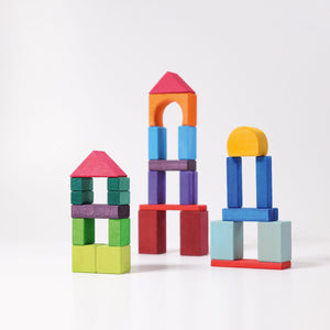 Grimm's Coloured Geometric Blocks 30pcs