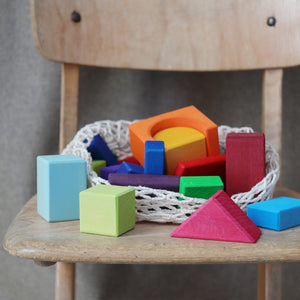 Grimm's Coloured Geometric Blocks 30pcs