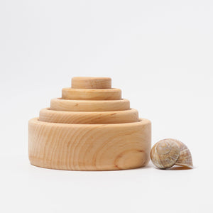 Grimm's Stacking Bowls Natural