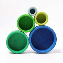 Load image into Gallery viewer, Grimm&#39;s Stacking Bowls Ocean