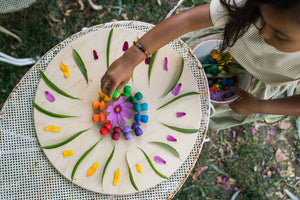 Grapat Mandala - Little Rainbow Mushrooms