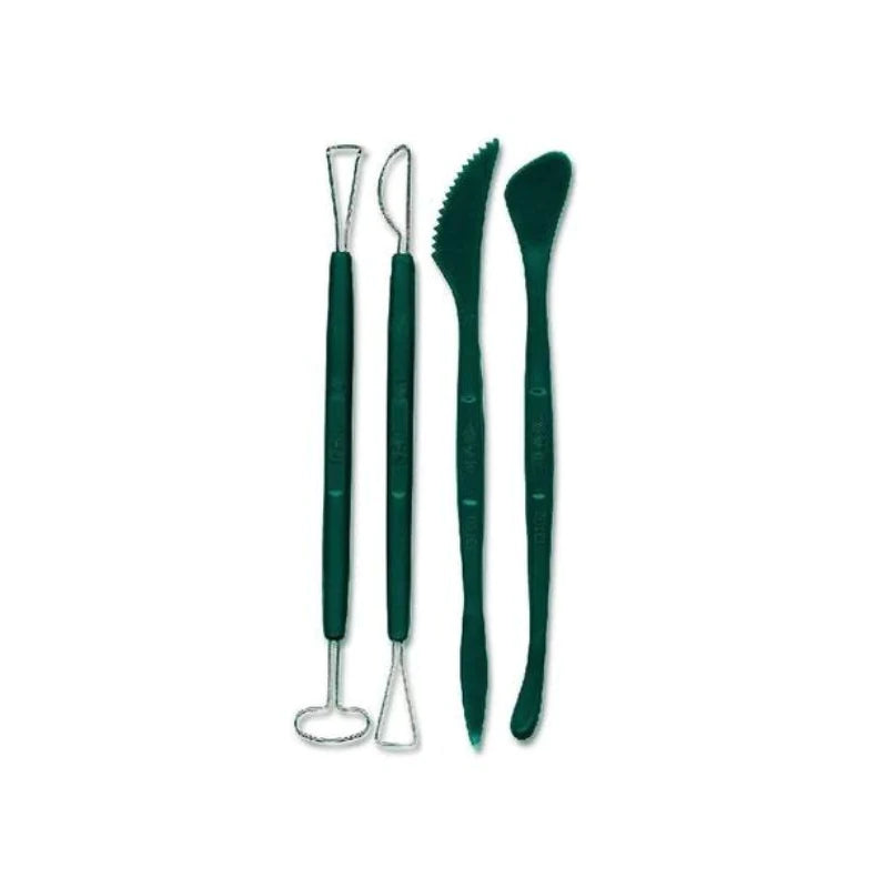 DAS Modelling Tools - Plastic Spatulas and Wire Knives 4pcs