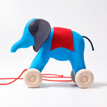 Load image into Gallery viewer, Grimm&#39;s Pull Along Elephant Otto