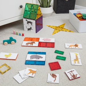 Learn & Grow Magnetic Tile Topper - Duo Animal Puzzle