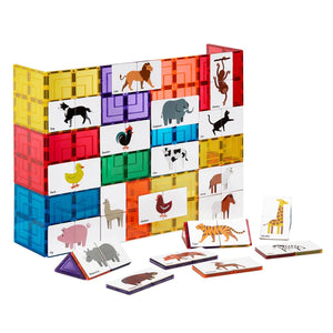 Learn & Grow Magnetic Tile Topper - Duo Animal Puzzle