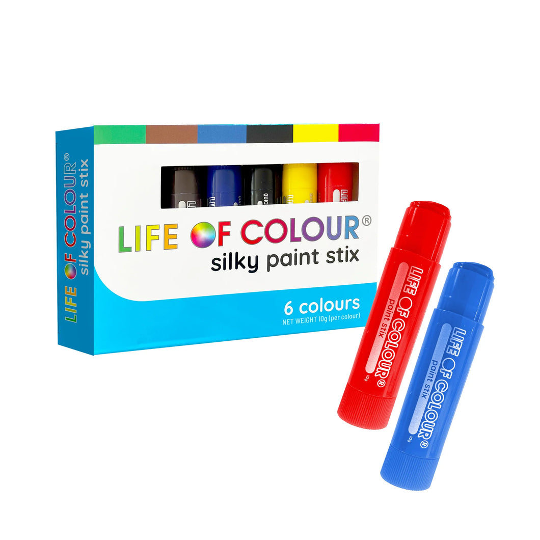 Classic Colours Silky Paint Stix - Set of 6