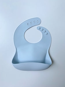 Silicone Bibs - Icy Blue