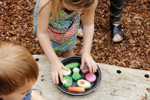 Sensory Play Stones - Vegetables