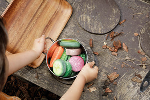 Sensory Play Stones - Vegetables