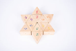 Wooden Sound Prism Set - 12pcs