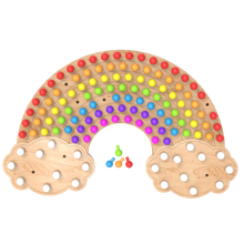 Load image into Gallery viewer, Little Pegz Natural Rainbow