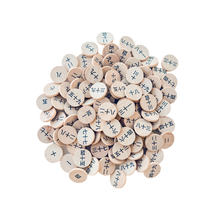 Load image into Gallery viewer, Coins with Pegs - 1-100 Chinese Numbers Set
