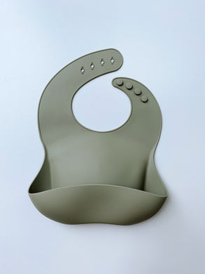 Silicone Bibs - Sage