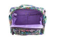 Load image into Gallery viewer, uJuBe BFF Diaper Bag in Camp Toki Interior View