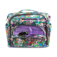 Load image into Gallery viewer, uJuBe BFF Diaper Bag in Camp Toki Interior View
