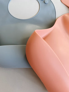 Silicone Bibs - Pink