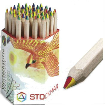 Stockmar Pencils Hexagonal 4-Colour Rainbow - Individual