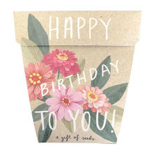 Load image into Gallery viewer, Gift of Seeds - Happy Birthday Zinnia