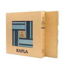 Load image into Gallery viewer, Kapla Book and Colours Set - Light Blue + Dark Blue