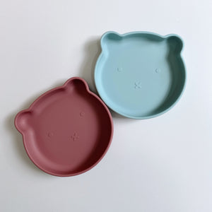 Silicone Suction Plate - Bear