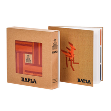 Load image into Gallery viewer, Kapla Book and Colours Set - Red + Orange