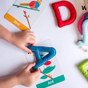 ABC Uppercase Felt Alphabet & Flashcards