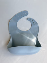Load image into Gallery viewer, Silicone Bibs - Blue