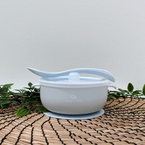 Silicone Bowl with Lid & Spoon Set