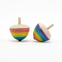 Load image into Gallery viewer, Mader Rainbow Egg Spinning Top