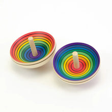 Load image into Gallery viewer, Mader Ufo Rainbow Spinning Top