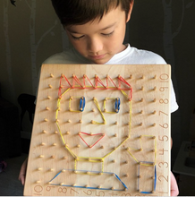 Load image into Gallery viewer, Large Geoboard - Maple