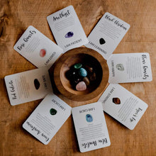 Load image into Gallery viewer, Crystal Affirmations - Cards and Tumble Stones