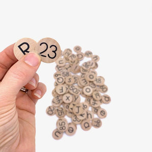 Reversible Coins - Alphabets and Numbers