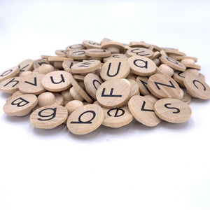 Coins with Pegs - Alphabets Set