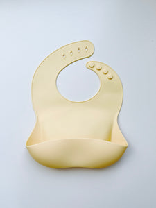 Silicone Bibs - Pastel Yellow