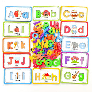 ABC Flashcards & Magnetic Letters