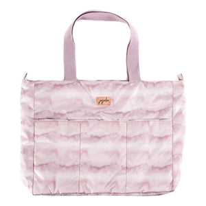 uJuBe Super Be Tote Diaper Bag in Rose Quartz Front View