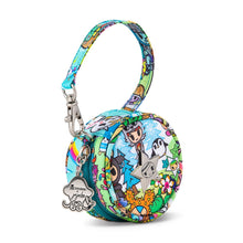 Load image into Gallery viewer, JuJuBe Paci Pod Pacifier Holder in Fantasy Paradise Sideway View