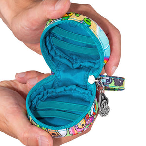 JuJuBe Paci Pod Pacifier Holder in Fantasy Paradise Interior View