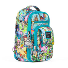 Load image into Gallery viewer, JuJuBe Mini BRB Backpack Diaper Bag in Fantasy Paradise Sideway View