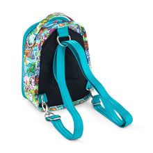 Load image into Gallery viewer, JuJuBe Mini BRB Backpack Diaper Bag in Fantasy Paradise Rear View