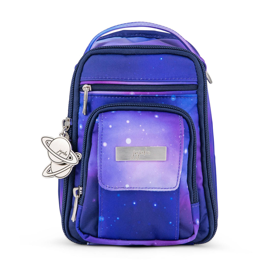 JuJuBe Mini BRB Backpack Diaper Bag in Galaxy Front View