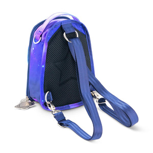 JuJuBe Mini BRB Backpack Diaper Bag in Galaxy Rear View