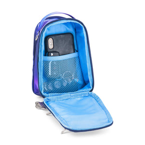 JuJuBe Mini BRB Backpack Diaper Bag in Galaxy Inside View