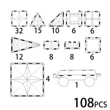 Load image into Gallery viewer, MNTL Little Engineers Set - Transparent 108 pcs