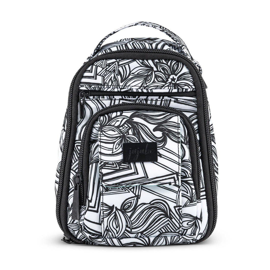 uJuBe Mini BRB Backpack Diaper Bag in Sketch Front View