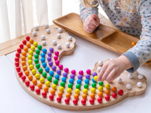 Load image into Gallery viewer, Little Pegz Natural Rainbow